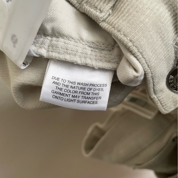 J crew woman straight leg high rise ribbed pant 32 beige cotton casual soft - Picture 3 of 9